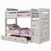 Allentown Twin-Twin Bunk Bed With Trundle and Storage - Visions in Furniture (La Mirada, CA)