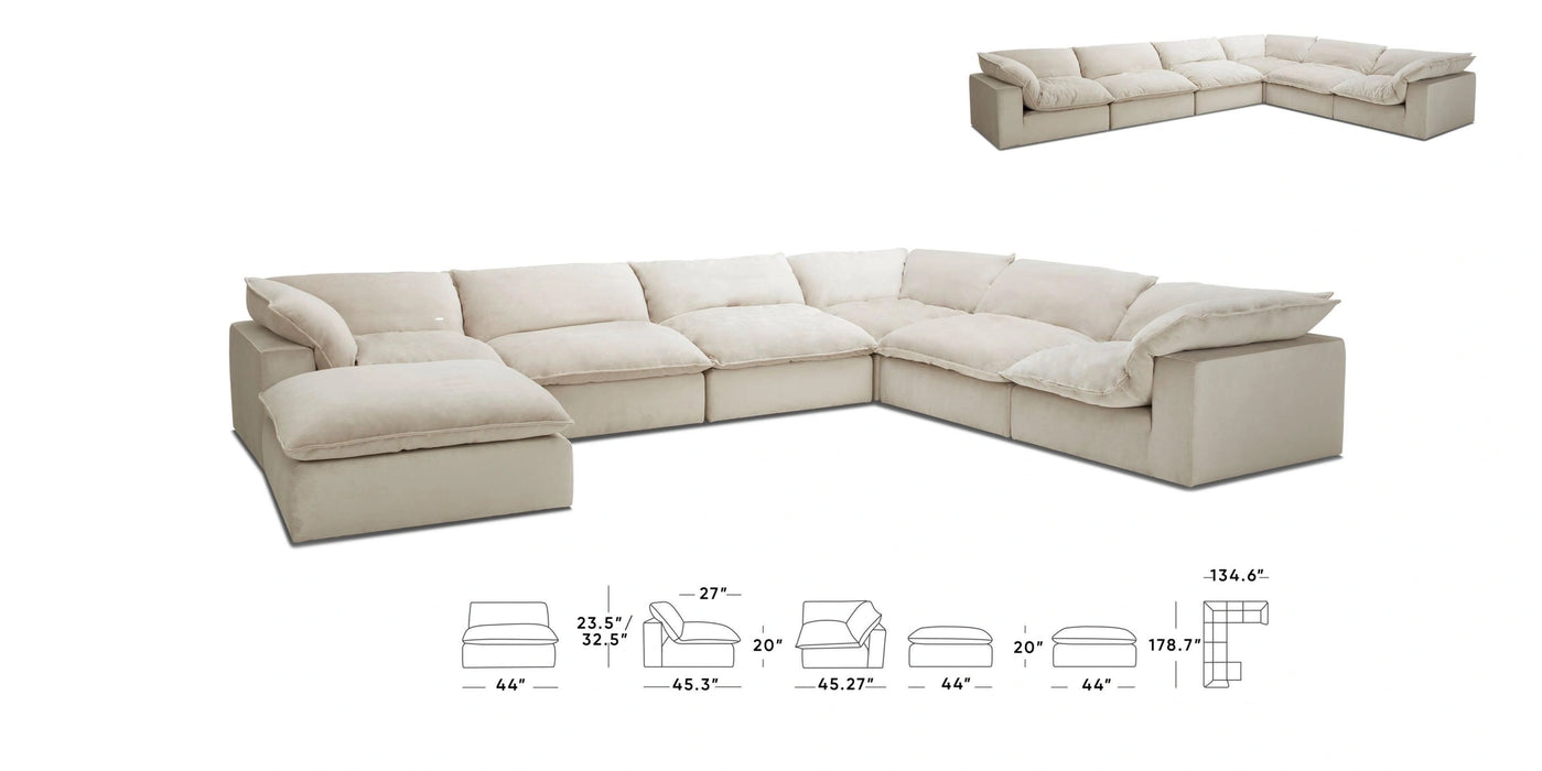 Divani Casa Garman Modern Sectional Sofa