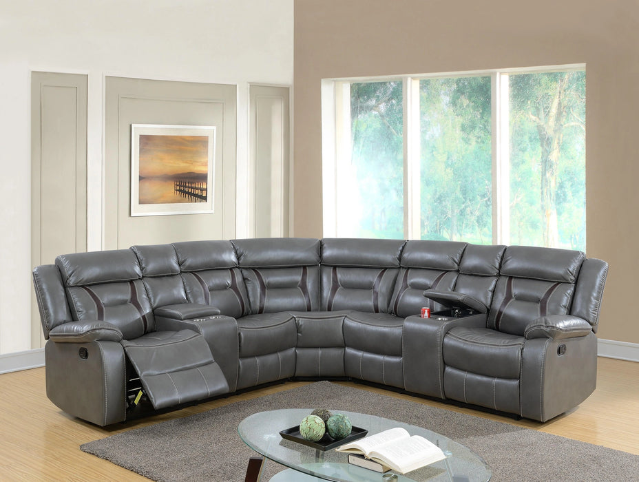 Uefurn 3-Pc Sectional Set in Grey