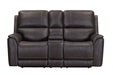 Parker Living Easton - Steamboat Brown Zero Gravity Power Reclining Tilt Console Loveseat P3
