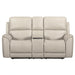 Parker Living Easton - Steamboat Brown Zero Gravity Power Reclining Tilt Console Loveseat P3