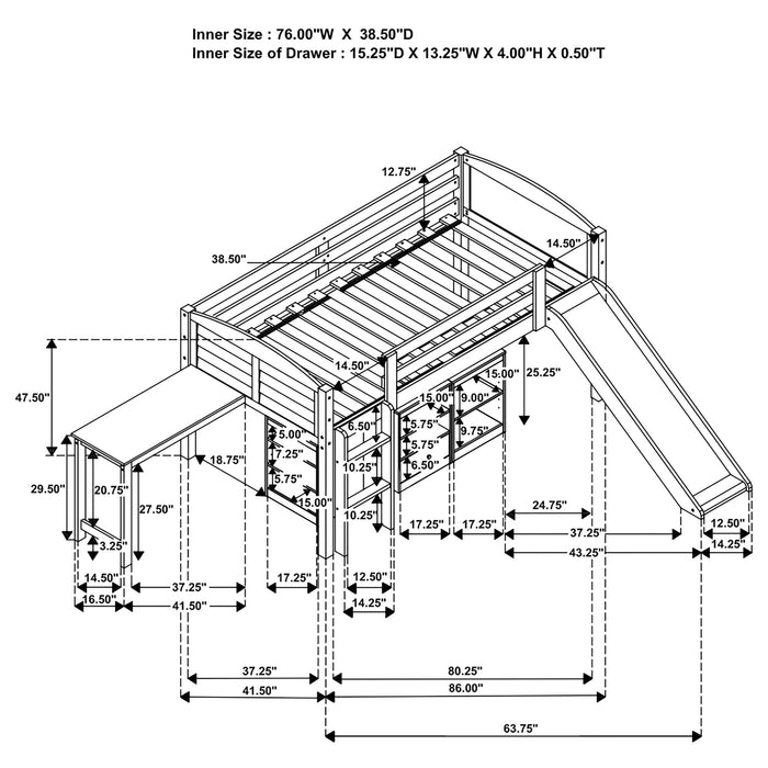Millie Loft Beds - Visions in Furniture (La Mirada, CA)