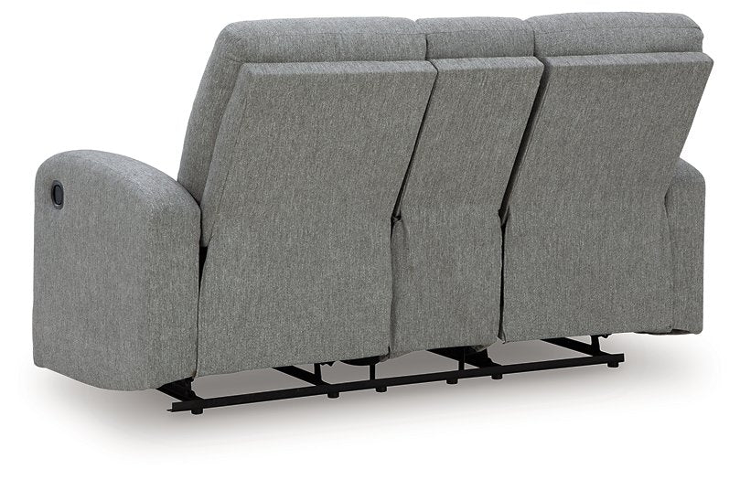 Gauntlet Reclining Loveseat with Console - Visions in Furniture (La Mirada, CA)