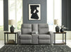 Gauntlet Reclining Loveseat with Console - Visions in Furniture (La Mirada, CA)