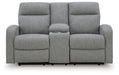 Gauntlet Reclining Loveseat with Console - Visions in Furniture (La Mirada, CA)