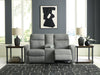 Gauntlet Reclining Loveseat with Console - Visions in Furniture (La Mirada, CA)