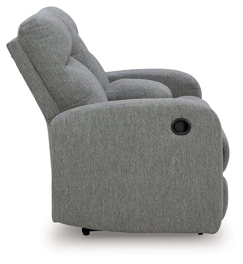 Gauntlet Reclining Loveseat with Console - Visions in Furniture (La Mirada, CA)