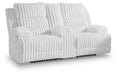 Rhines Falls Power Reclining Loveseat with Console - Visions in Furniture (La Mirada, CA)