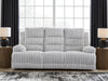 Rhines Falls Power Reclining Sofa with Drop Down Table - Visions in Furniture (La Mirada, CA)