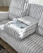 Rhines Falls Power Reclining Sofa with Drop Down Table - Visions in Furniture (La Mirada, CA)