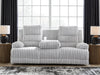 Rhines Falls Power Reclining Sofa with Drop Down Table - Visions in Furniture (La Mirada, CA)