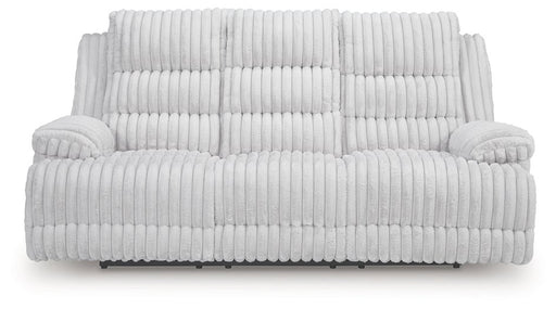 Rhines Falls Power Reclining Sofa with Drop Down Table - Visions in Furniture (La Mirada, CA)