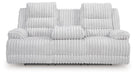 Rhines Falls Power Reclining Sofa with Drop Down Table - Visions in Furniture (La Mirada, CA)
