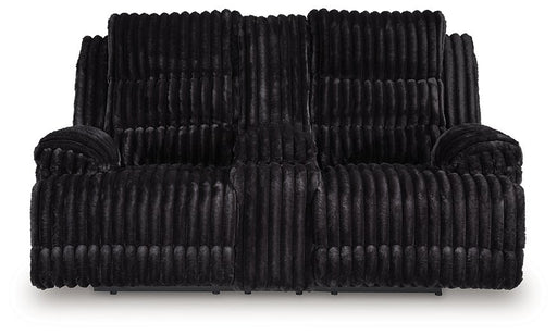 Rhine Falls Reclining Loveseat with Console - Visions in Furniture (La Mirada, CA)