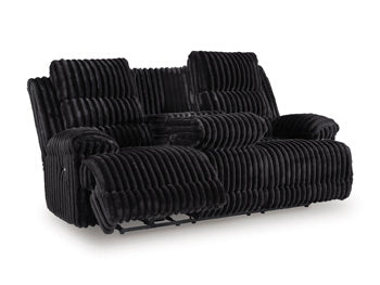 Rhine Falls Power Reclining Sofa with Drop Down Table - Visions in Furniture (La Mirada, CA)