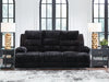 Rhine Falls Power Reclining Sofa with Drop Down Table - Visions in Furniture (La Mirada, CA)