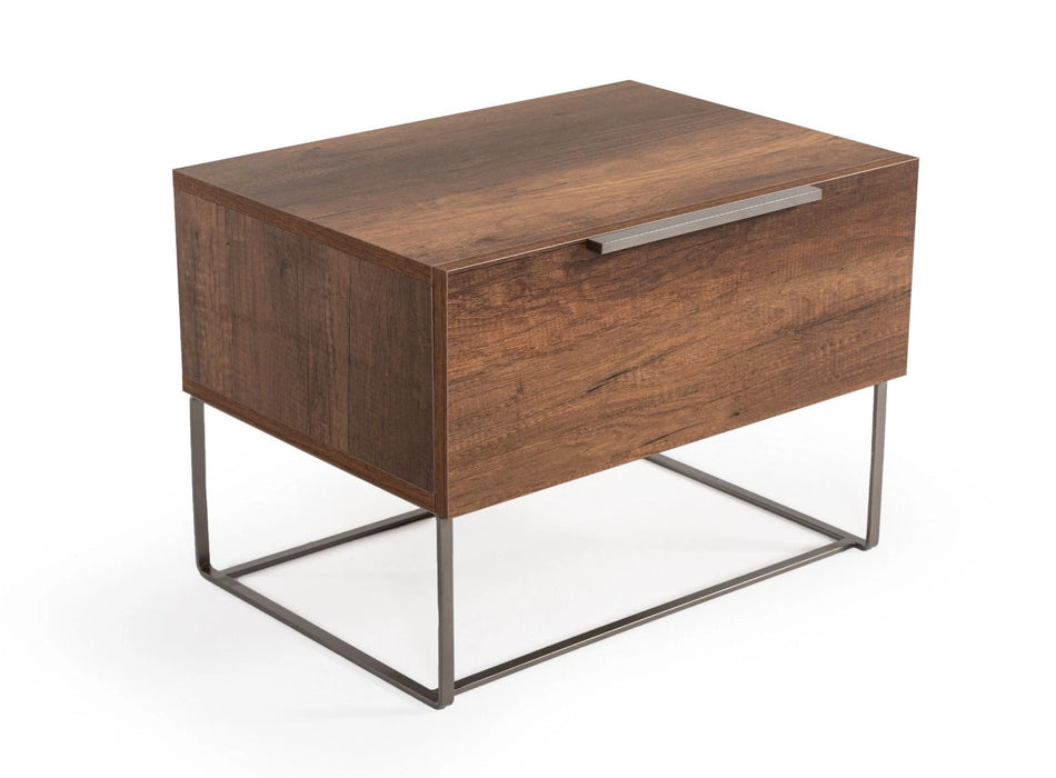 Lorenzo Italian Modern Light Oak Bedroom Set