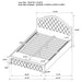 Ashleigh Full Bed - Visions in Furniture (La Mirada, CA)
