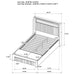 Madison Full & Twin Bed - Visions in Furniture (La Mirada, CA)