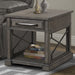 Parker House Sundance - Smokey Grey Cocktail Table with 2 End Tables and Console Table