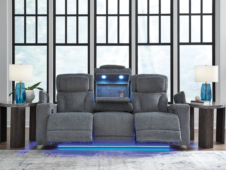 Studio Cave Power Reclining Sofa - Visions in Furniture (La Mirada, CA)