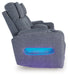 Studio Cave Power Reclining Loveseat with Console - Visions in Furniture (La Mirada, CA)