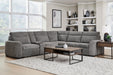 Parker Living Kline - Nightfall 6 Piece Power Reclining Sectional with Extension Footrests