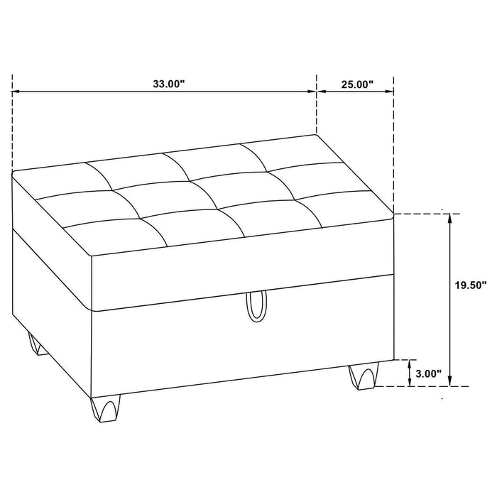 Stonenesse Stationary Sectionals - Visions in Furniture (La Mirada, CA)