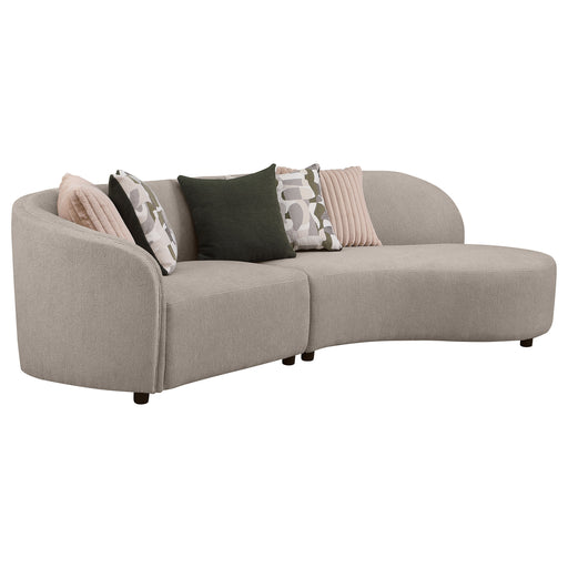 Fayette Stationary Sectionals Greige - Visions in Furniture (La Mirada, CA)