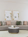 Fayette Upholstered Armless Chair Greige - Visions in Furniture (La Mirada, CA)
