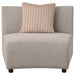 Fayette Upholstered Armless Chair Greige - Visions in Furniture (La Mirada, CA)