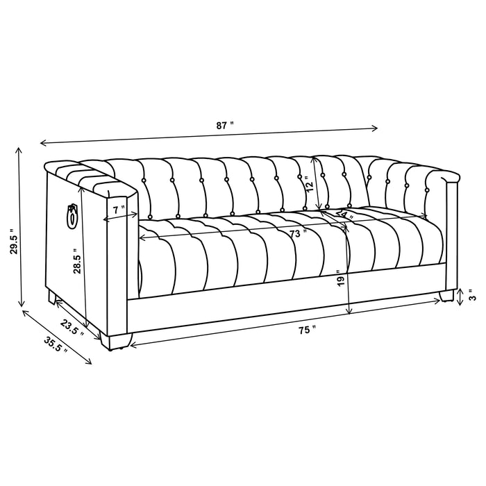 Chaviano Stationary 3 Pc Sets - Visions in Furniture (La Mirada, CA)