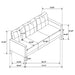 Bowen Stationary 3 Pc Sets - Visions in Furniture (La Mirada, CA)