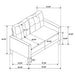 Bowen Stationary 3 Pc Sets - Visions in Furniture (La Mirada, CA)