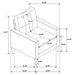 Bowen Stationary 3 Pc Sets - Visions in Furniture (La Mirada, CA)