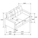 Bowen Stationary 3 Pc Sets - Visions in Furniture (La Mirada, CA)