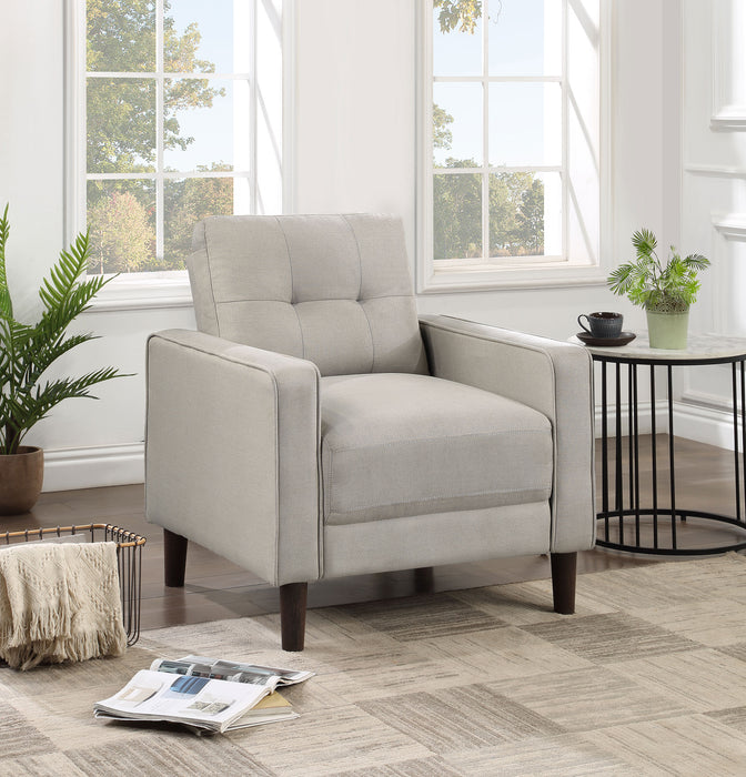 Bowen Upholstered Track Arms Tufted Chair - Visions in Furniture (La Mirada, CA)