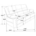 Ellington Stationary 2 Pc Set - Visions in Furniture (La Mirada, CA)