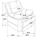 Ellington Stationary 3 Pc Set - Visions in Furniture (La Mirada, CA)