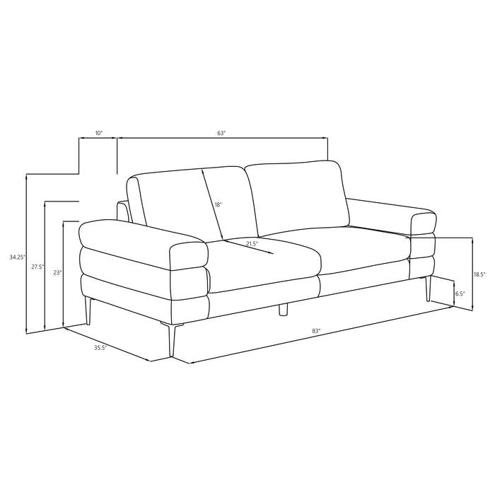 Jessel Stationary 3 Pc Set - Visions in Furniture (La Mirada, CA)