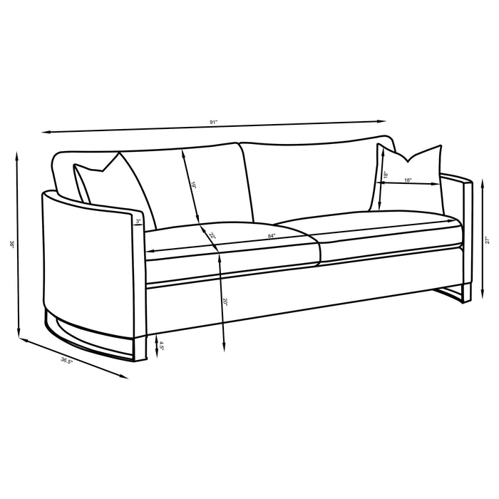 Corliss Sofa - Visions in Furniture (La Mirada, CA)
