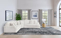 Emberson Upholstered Modular Sectional Sofa Ivory - Visions in Furniture (La Mirada, CA)