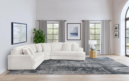 Emberson Upholstered Modular Sectional Sofa Ivory - Visions in Furniture (La Mirada, CA)