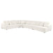 Emberson Upholstered Modular Sectional Sofa Ivory - Visions in Furniture (La Mirada, CA)