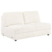 Emberson Upholstered Modular Sectional Sofa Ivory - Visions in Furniture (La Mirada, CA)