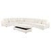 Emberson Upholstered Modular Sectional Sofa Ivory - Visions in Furniture (La Mirada, CA)