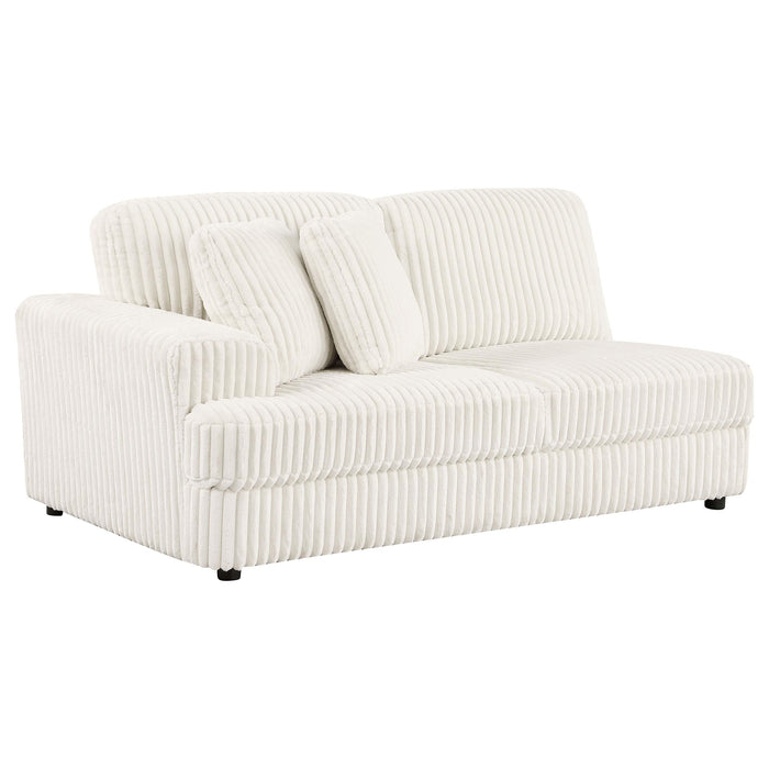 Emberson Upholstered Modular Sectional Sofa Ivory - Visions in Furniture (La Mirada, CA)