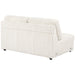 Emberson Upholstered Armless Loveseat Ivory - Visions in Furniture (La Mirada, CA)