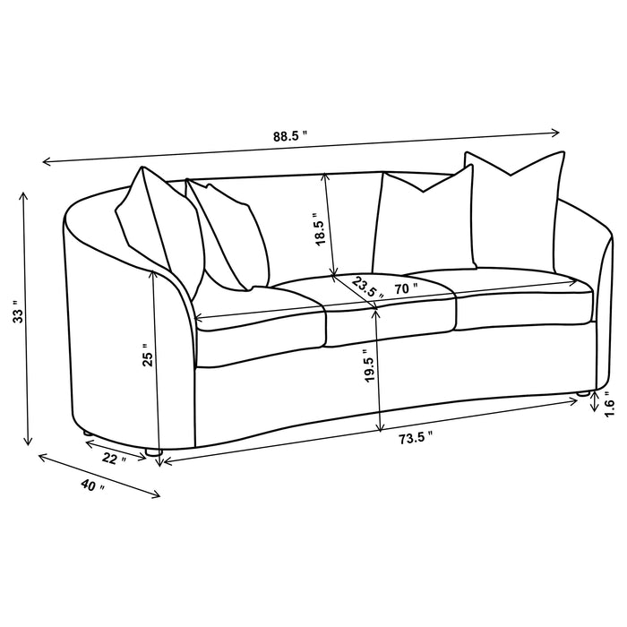 Rainn Living room set - Visions in Furniture (La Mirada, CA)
