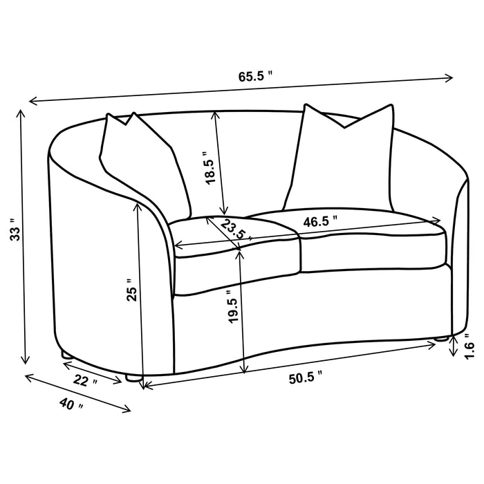Rainn Living room set - Visions in Furniture (La Mirada, CA)
